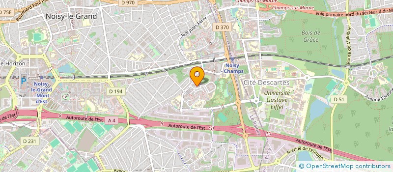 localisation de l'entreprise MADAME CHARLOTTE HUI  NOISY-LE-GRAND