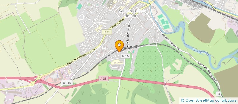 localisation de l'entreprise MADAME CHARLOTTE HUMBERTCLAUDE  SAINT-NICOLAS-DE-PORT