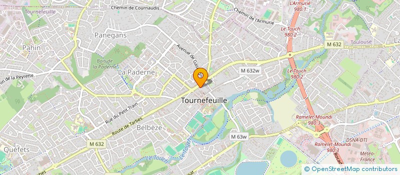 localisation de l'entreprise MADAME CHARLOTTE HUMEAU  TOURNEFEUILLE