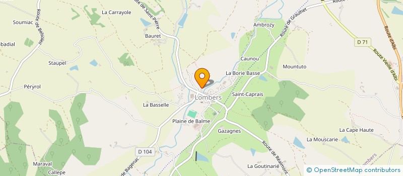 localisation de l'entreprise MADAME CHARLOTTE HURIAUX  LOMBERS