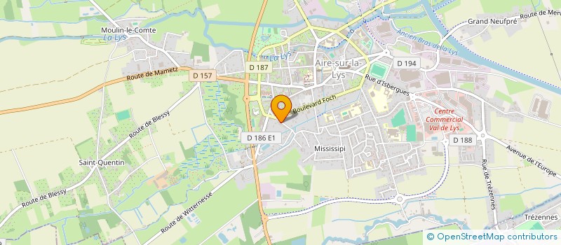 localisation de l'entreprise MADAME CHARLOTTE HUTIN  CONTEVILLE-EN-TERNOIS