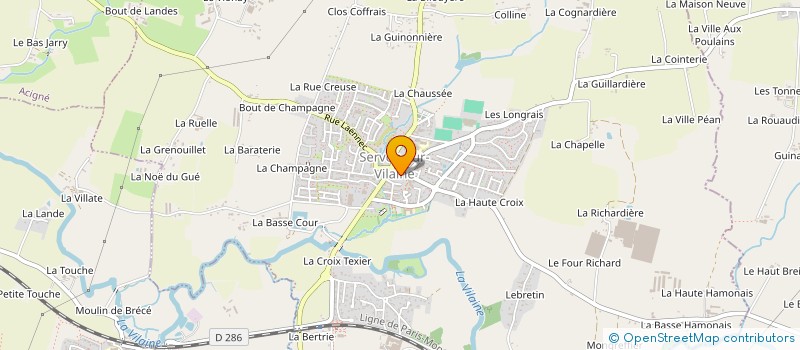 localisation de l'entreprise MADAME CHARLOTTE IBLED  SERVON-SUR-VILAINE