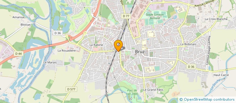 localisation de l'entreprise MADAME CHARLOTTE IZABEL  BRUZ