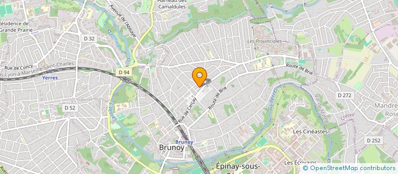 localisation de l'entreprise MADAME CHARLOTTE JACCOUD  BRUNOY