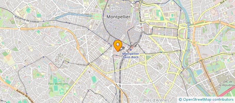 localisation de l'entreprise MADAME CHARLOTTE JEANMONOD à MONTPELLIER