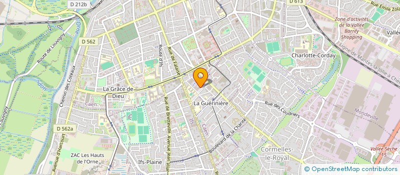 localisation de l'entreprise MADAME CHARLOTTE JEANNE à CAEN