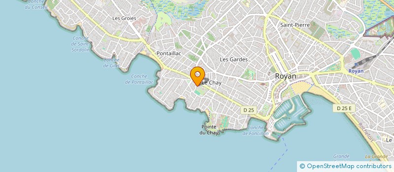 localisation de l'entreprise MADAME CHARLOTTE JOBARD  ROYAN