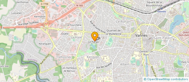 localisation de l'entreprise MADAME CHARLOTTE JOUSSAIN à VANNES