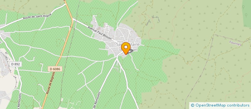 localisation de l'entreprise MADAME CHARLOTTE JUBELIN  SAINT-HILAIRE-D'OZILHAN