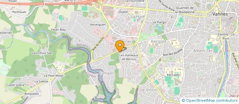 localisation de l'entreprise MADAME CHARLOTTE JUHEL  VANNES