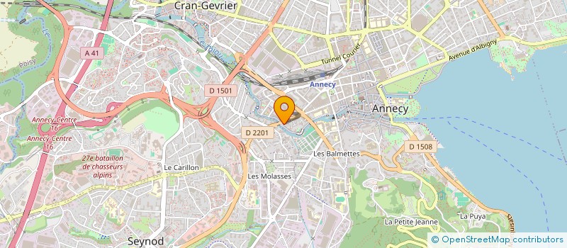 localisation de l'entreprise MADAME CHARLOTTE JULIEN à ANNECY