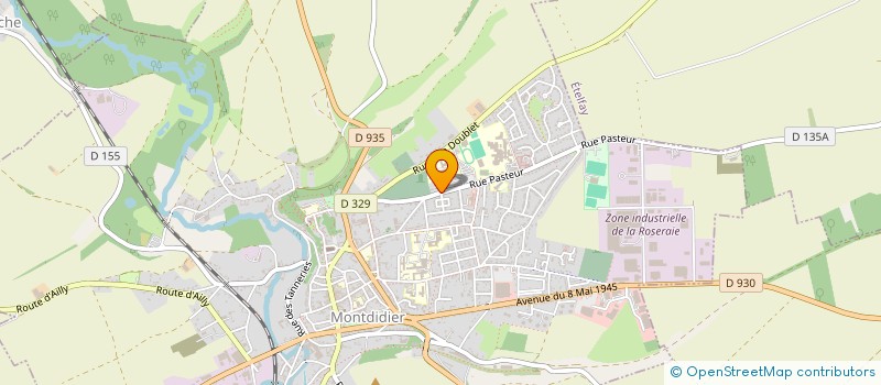 localisation de l'entreprise MADAME CHARLOTTE JUMEL  MONTDIDIER