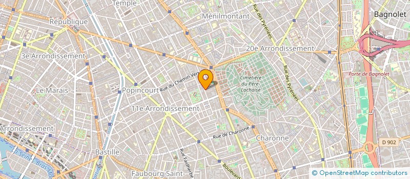 localisation de l'entreprise MADAME CHARLOTTE KACZMAREK  PARIS