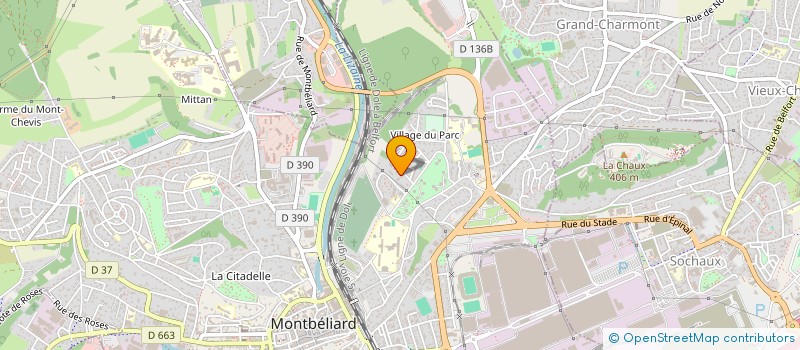 localisation de l'entreprise MADAME CHARLOTTE KAUSZ à MONTBELIARD