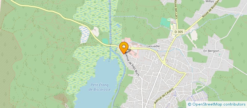 localisation de l'entreprise MADAME CHARLOTTE KEKLIKIAN  BISCARROSSE