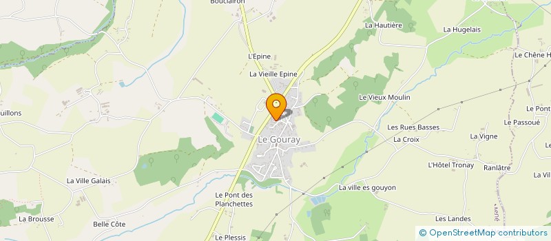 localisation de l'entreprise MADAME CHARLOTTE KERAUDREN à LE MENE