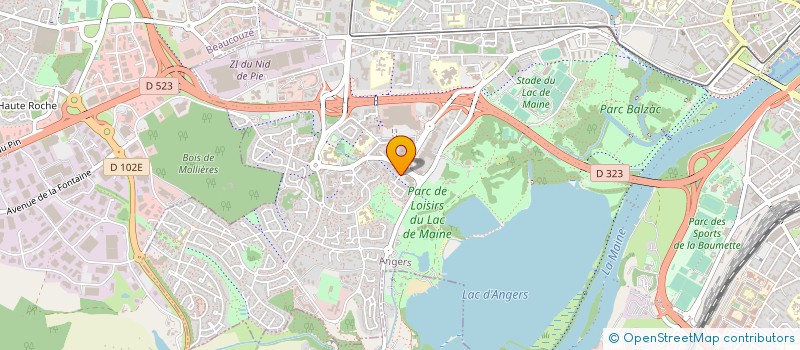 localisation de l'entreprise MADAME CHARLOTTE KERHARO  ANGERS