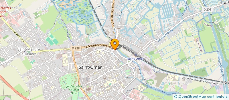 localisation de l'entreprise MADAME CHARLOTTE KOBIELA  SAINT-OMER