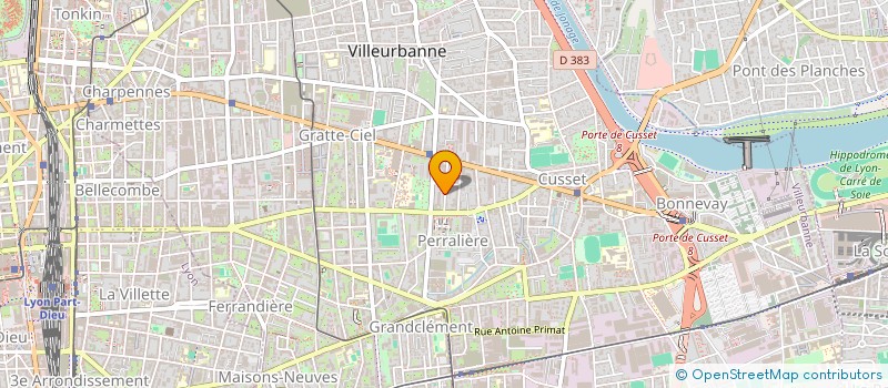 localisation de l'entreprise MADAME CHARLOTTE KUCA  VILLEURBANNE