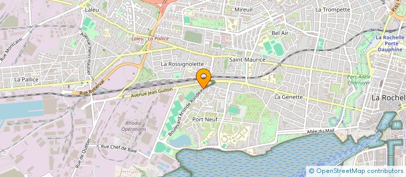 localisation de l'entreprise MADAME CHARLOTTE LABRUNE  LA ROCHELLE