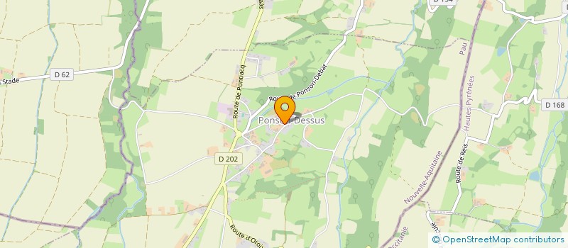 localisation de l'entreprise MADAME CHARLOTTE LACABANNE  PONSON-DESSUS