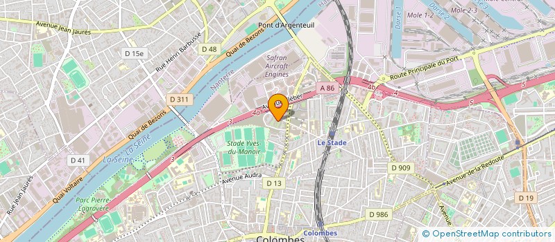 localisation de l'entreprise MADAME CHARLOTTE LACHAIZE  COLOMBES