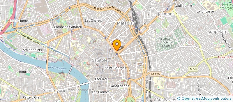localisation de l'entreprise MADAME CHARLOTTE LACHASSE  TOULOUSE