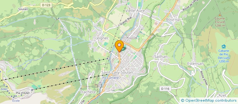 localisation de l'entreprise MADAME CHARLOTTE LACOTTE  SAINT-LARY-SOULAN