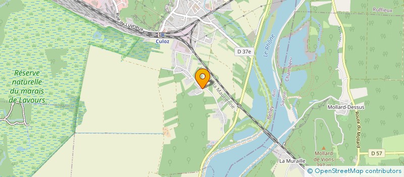 localisation de l'entreprise MADAME CHARLOTTE LAFONTAINE  CULOZ-BEON