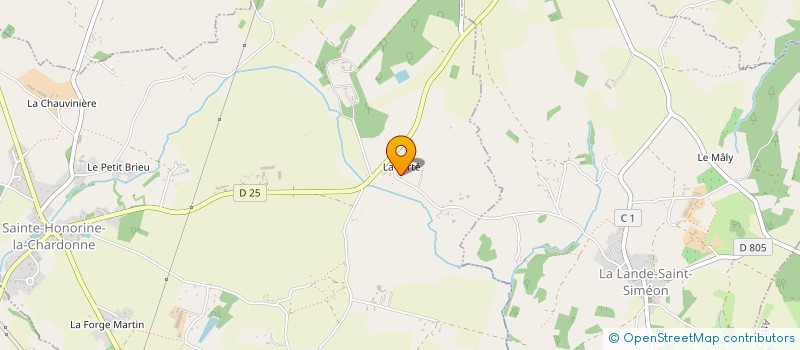 localisation de l'entreprise MADAME CHARLOTTE LAHAYE  SENS-DE-BRETAGNE