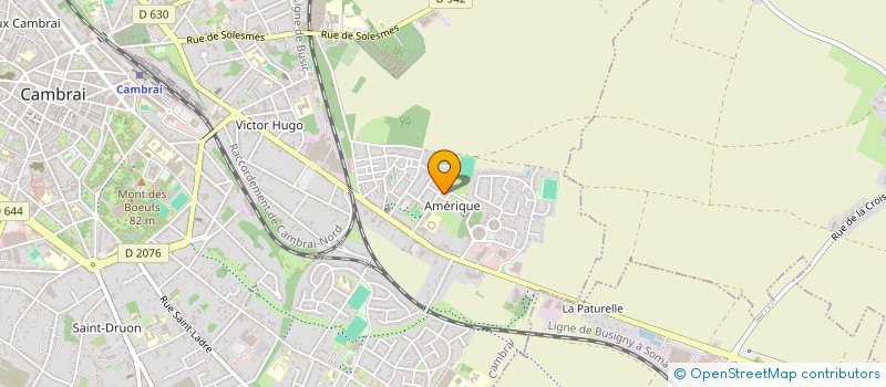 localisation de l'entreprise MADAME CHARLOTTE LAHLAH  CAMBRAI