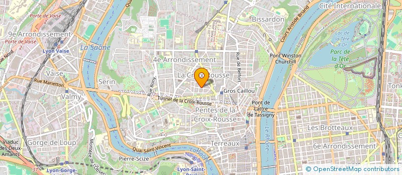 localisation de l'entreprise MADAME CHARLOTTE LALLIAS  LYON