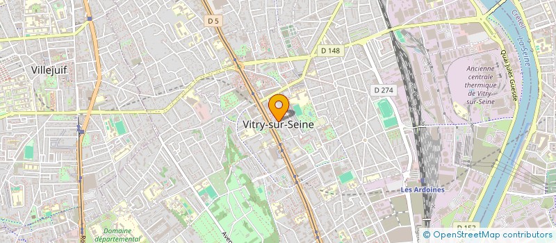 localisation de l'entreprise MADAME CHARLOTTE LAMARQUE à VITRY-SUR-SEINE