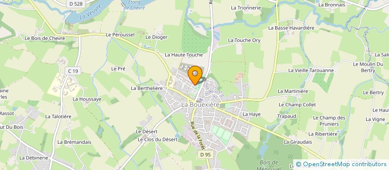 localisation de l'entreprise MADAME CHARLOTTE LAMAT  LA BOUEXIERE