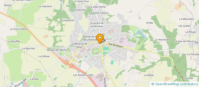 localisation de l'entreprise MADAME CHARLOTTE LAMOINE à ALLAIRE