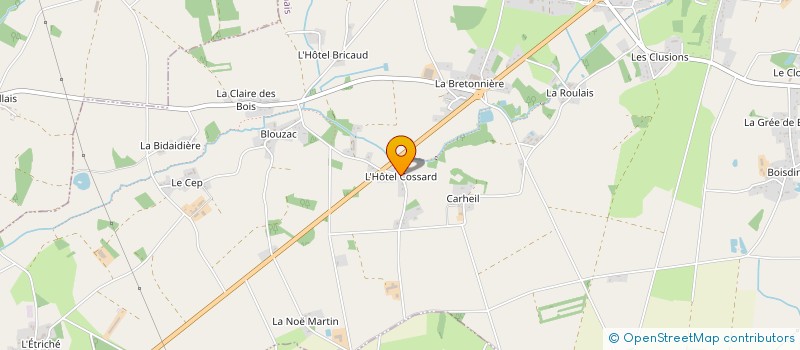 localisation de l'entreprise MADAME CHARLOTTE LANDAIS  LA GRIGONNAIS