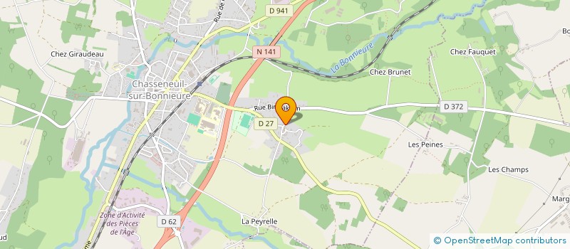 localisation de l'entreprise MADAME CHARLOTTE LAPORTE  CHASSENEUIL-SUR-BONNIEURE