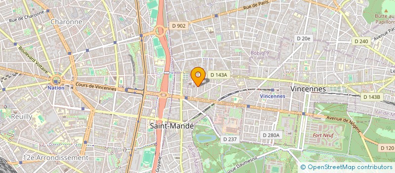 localisation de l'entreprise MADAME CHARLOTTE LARDINOIS à VINCENNES