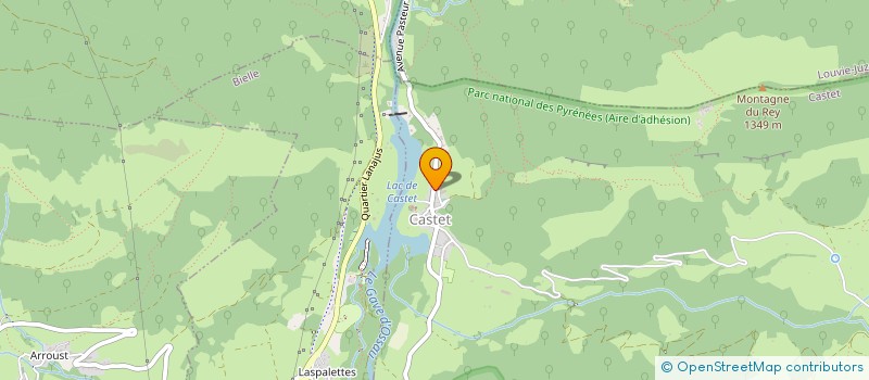 localisation de l'entreprise MADAME CHARLOTTE LARRIEU  CASTET