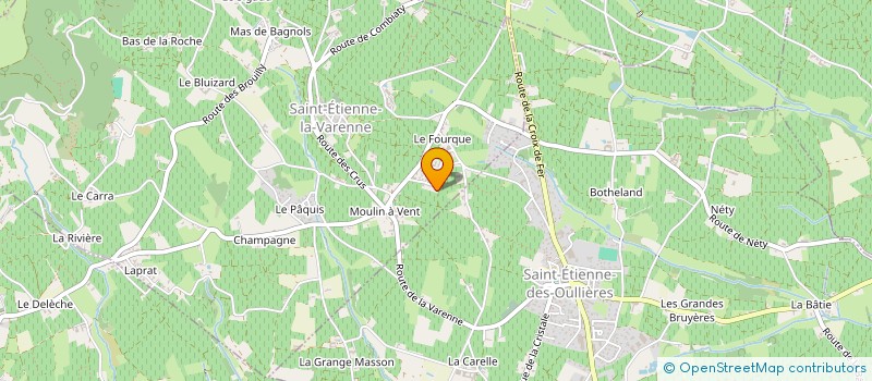 localisation de l'entreprise MADAME CHARLOTTE LAUBAL  SAINT-ETIENNE-LA-VARENNE