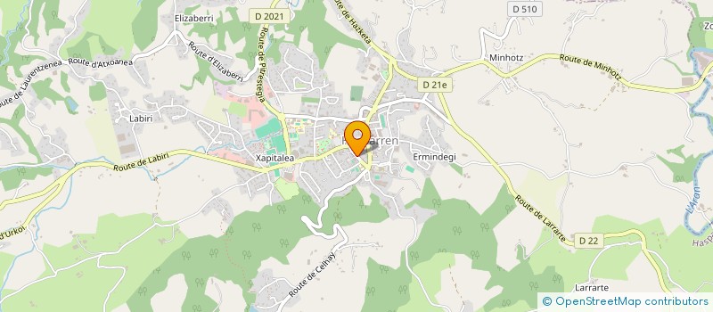 localisation de l'entreprise MADAME CHARLOTTE LAUGA  HASPARREN