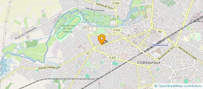 localisation de l'entreprise MADAME CHARLOTTE LAVISSE à CHATEAUROUX