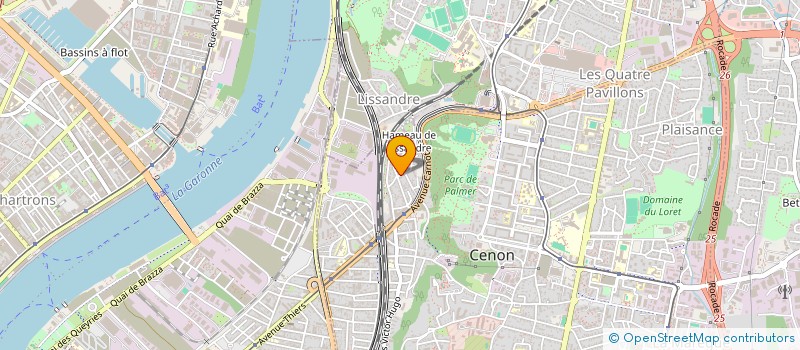 localisation de l'entreprise MADAME CHARLOTTE LE BARS  CENON