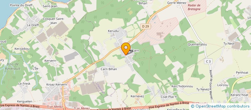 localisation de l'entreprise MADAME CHARLOTTE LE BOT  LOPERHET