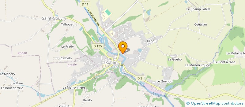 localisation de l'entreprise MADAME CHARLOTTE LE CORRE  ROHAN