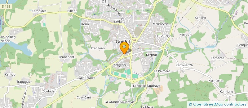 localisation de l'entreprise MADAME CHARLOTTE LE DALL à GUIDEL
