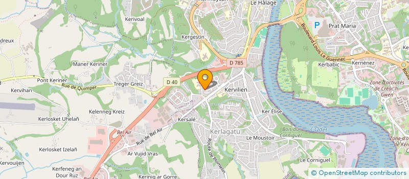 localisation de l'entreprise MADAME CHARLOTTE LE GARS à QUIMPER