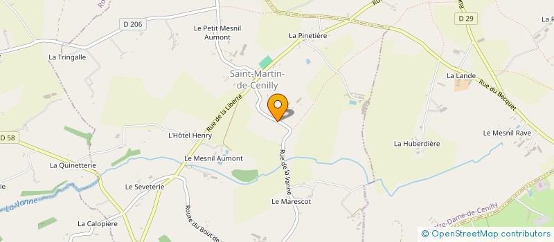 localisation de l'entreprise MADAME CHARLOTTE LE MARCHAND  QUETTREVILLE-SUR-SIENNE