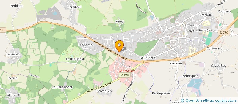 localisation de l'entreprise MADAME CHARLOTTE LE MOYEC  SARZEAU