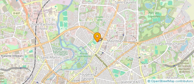 localisation de l'entreprise MADAME CHARLOTTE LE ROUX  RENNES